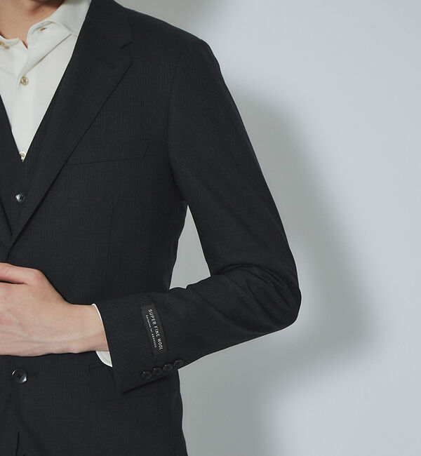 ABAHOUSE「【Recency of Mine】SUPER100ｓ ウールジャケット  ドビー」|テーラードジャケット|