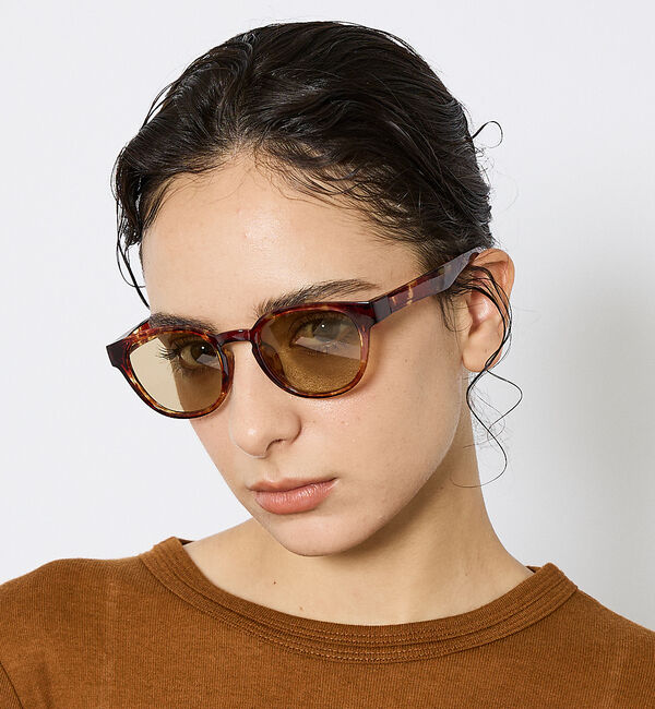 ABAHOUSE「【jugaad14/ジュガードフォーティーン】COVECLEAR/偏光調光レンズ」|メガネ|ライトブラウン