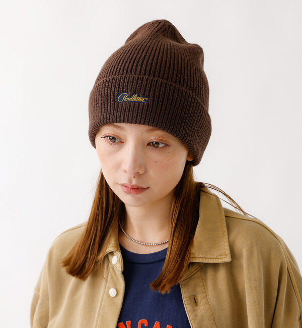 ABAHOUSE「【PENDLETON / ペンドルトン】PDT-LOGO WPN KNIT WA」|その他|ブラウン
