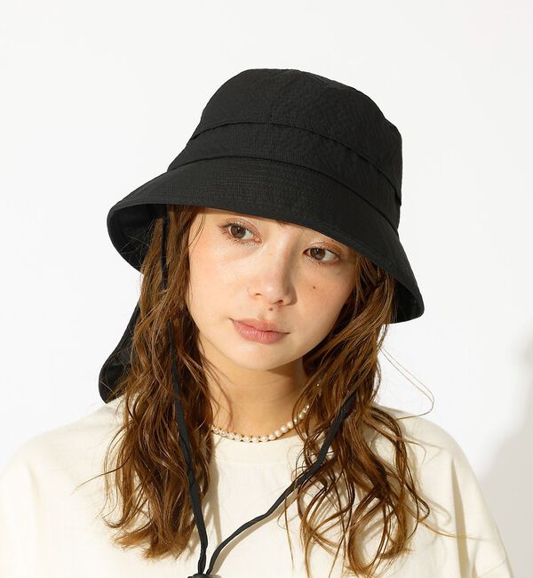 ABAHOUSE「【RUBEN/ルーベン】SHADE SAFARI HAT/シェードサファリハット」|その他|ブラック