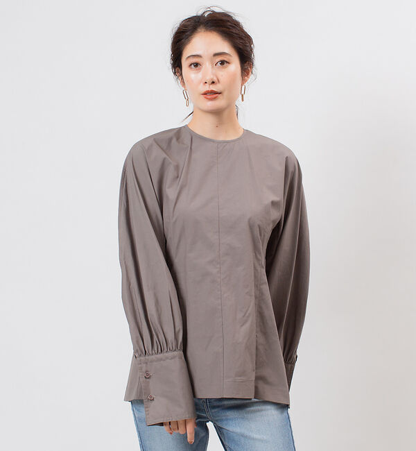 Rouge vif「【CURRENTAGE】ドルマンブラウス」|シャツ・ブラウス|グレー