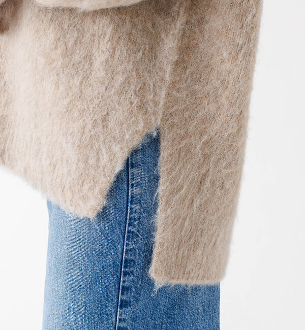 Rouge vif「【一部店舗限定】 　シャギーフォルムVネックニット」|ニット・セーター|