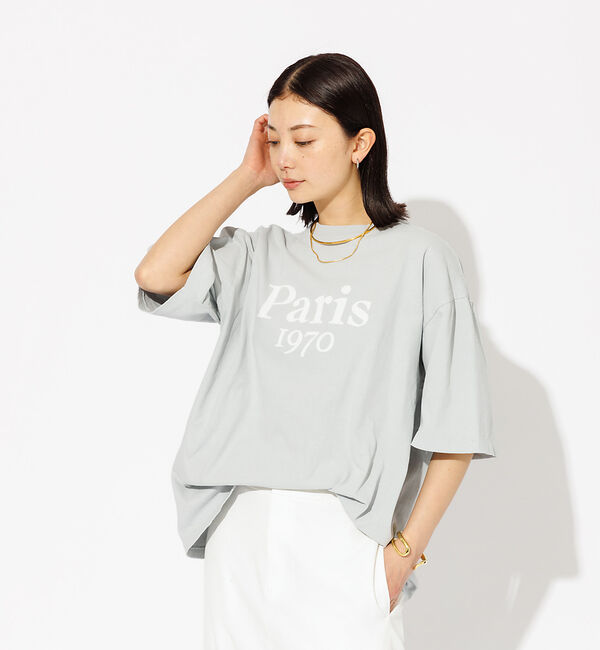 Rouge vif「【REMI RELIEF / レミレリーフ】ロゴTシャツ / SP加工14/天竺」|Tシャツ・カットソー|