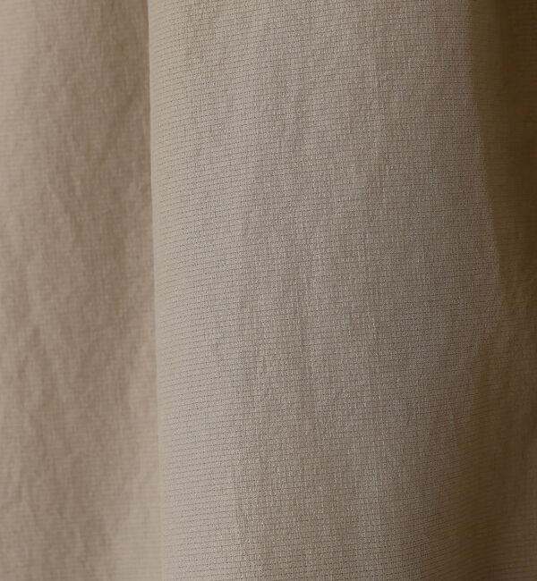 Rouge vif「【Le Melange/ル・メランジュ】ギャザーノースリブワンピース/多機能素材」|ワンピース|