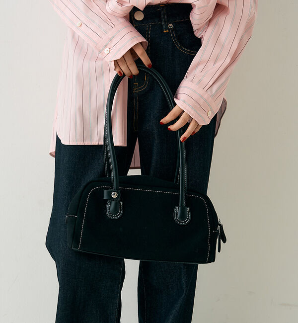 Rouge vif「【一部店舗限定】コンパクトボストンロングハンドルバッグ」|ボストンバッグ|