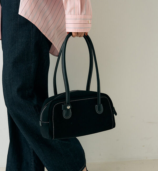 Rouge vif「【一部店舗限定】コンパクトボストンロングハンドルバッグ」|ボストンバッグ|