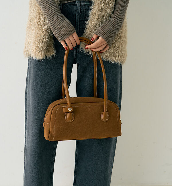 Rouge vif「【一部店舗限定】コンパクトボストンロングハンドルバッグ」|ボストンバッグ|