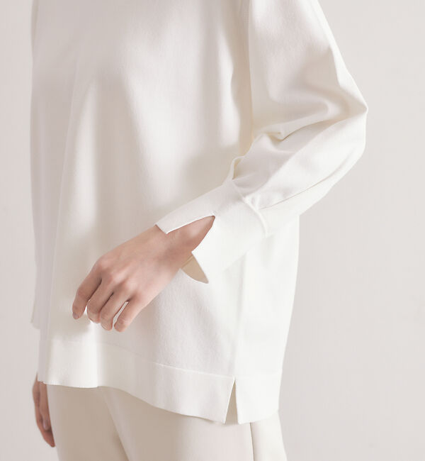 qualite「レーヨンストレッチニット」|ニット・セーター|