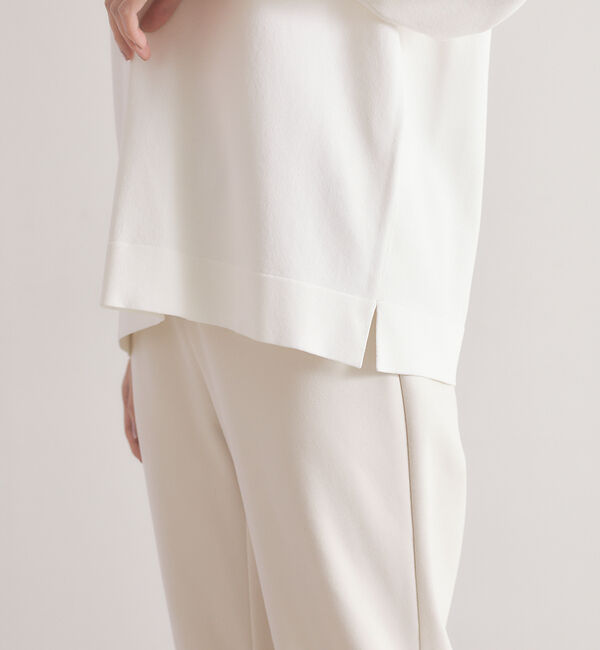 qualite「レーヨンストレッチニット」|ニット・セーター|