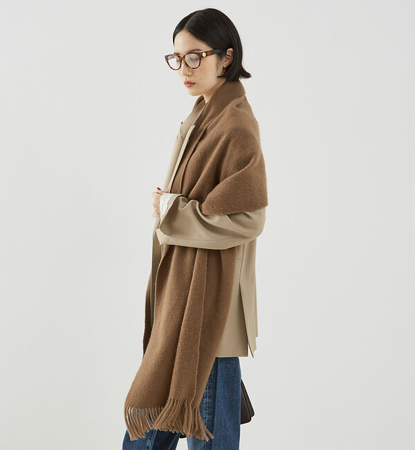 The Store by C' 「【ASAUCE MELER】ベビーキャメルストール」|マフラー|