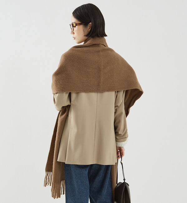 The Store by C' 「【ASAUCE MELER】ベビーキャメルストール」|マフラー|