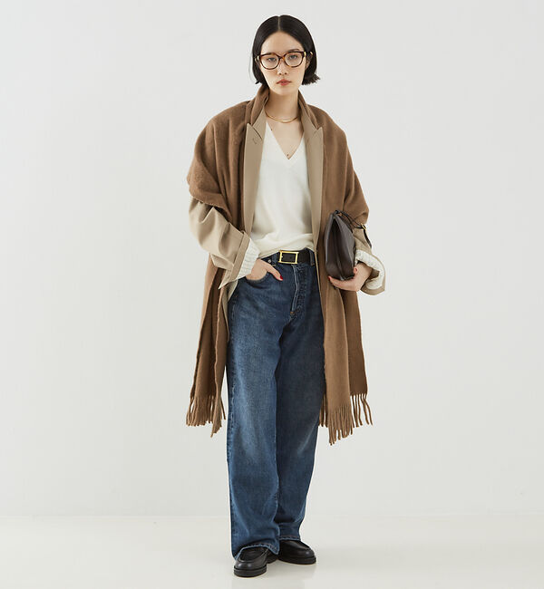 The Store by C' 「【ASAUCE MELER】ベビーキャメルストール」|マフラー|