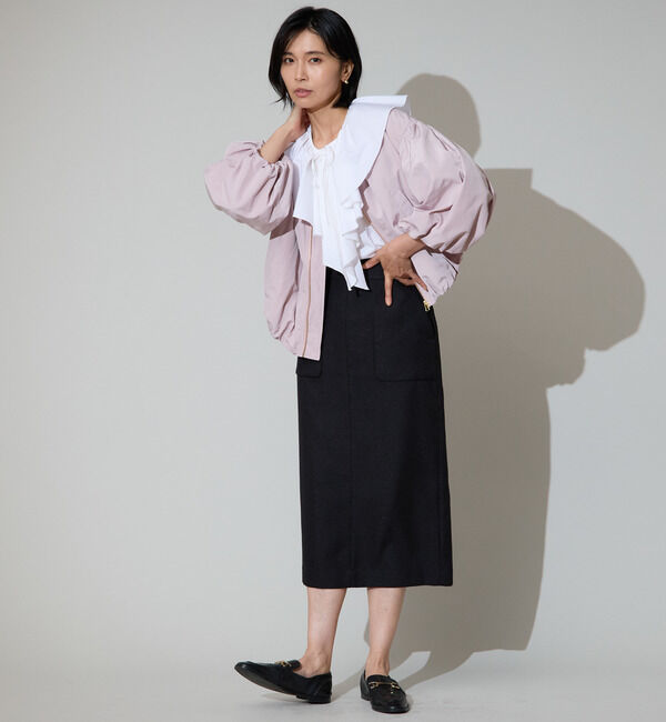 TIARA「マルチウェイフリルカラーブラウス」|シャツ・ブラウス|