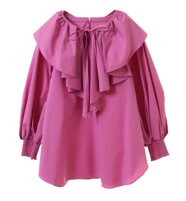 TIARA「マルチウェイフリルカラーブラウス」|シャツ・ブラウス|