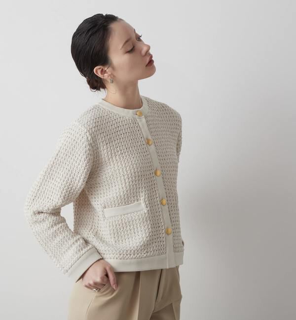 Liesse「ニットジャケット」|カーディガン|