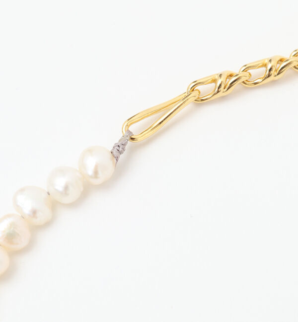 Liesse「【EO/イオ】Pearl mix chain short necklace　EO25SS-42別注」|ネックレス|