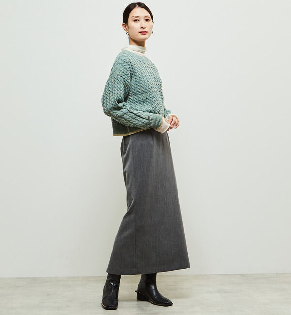 Soffitto「2WAYケーブルニットカーディガン」|カーディガン|