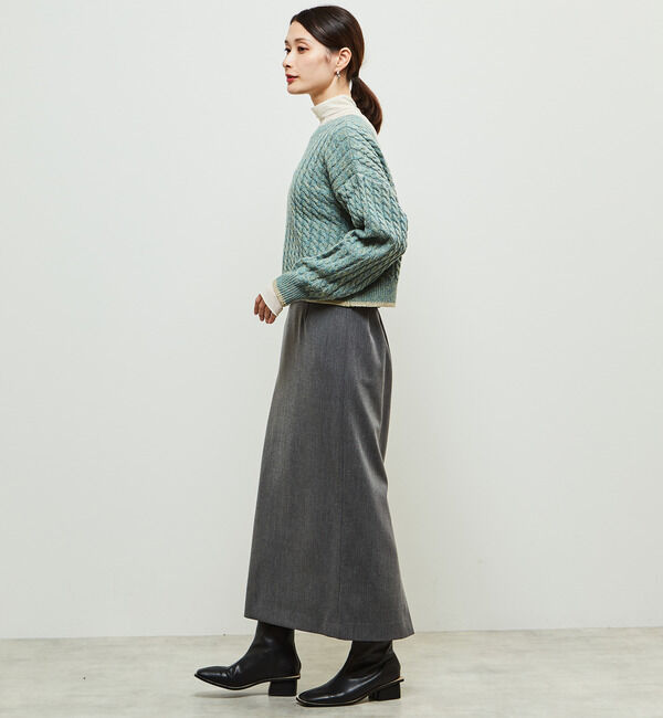Soffitto「2WAYケーブルニットカーディガン」|カーディガン|