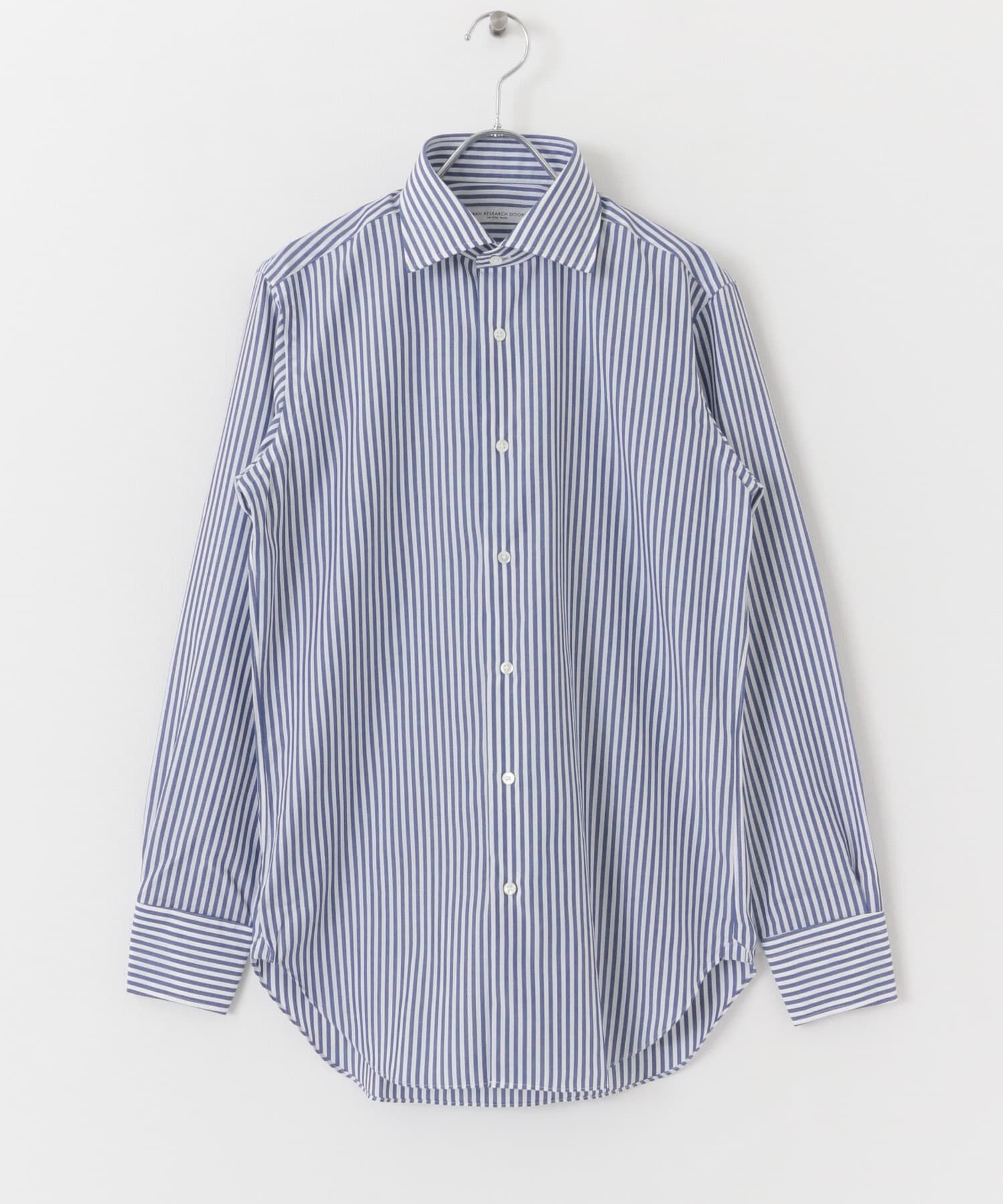URBAN RESEARCH DOORS「『イージーケア』LIFE STYLE TAILOR　セミワイドストライプシャツ」|シャツ・ブラウス|