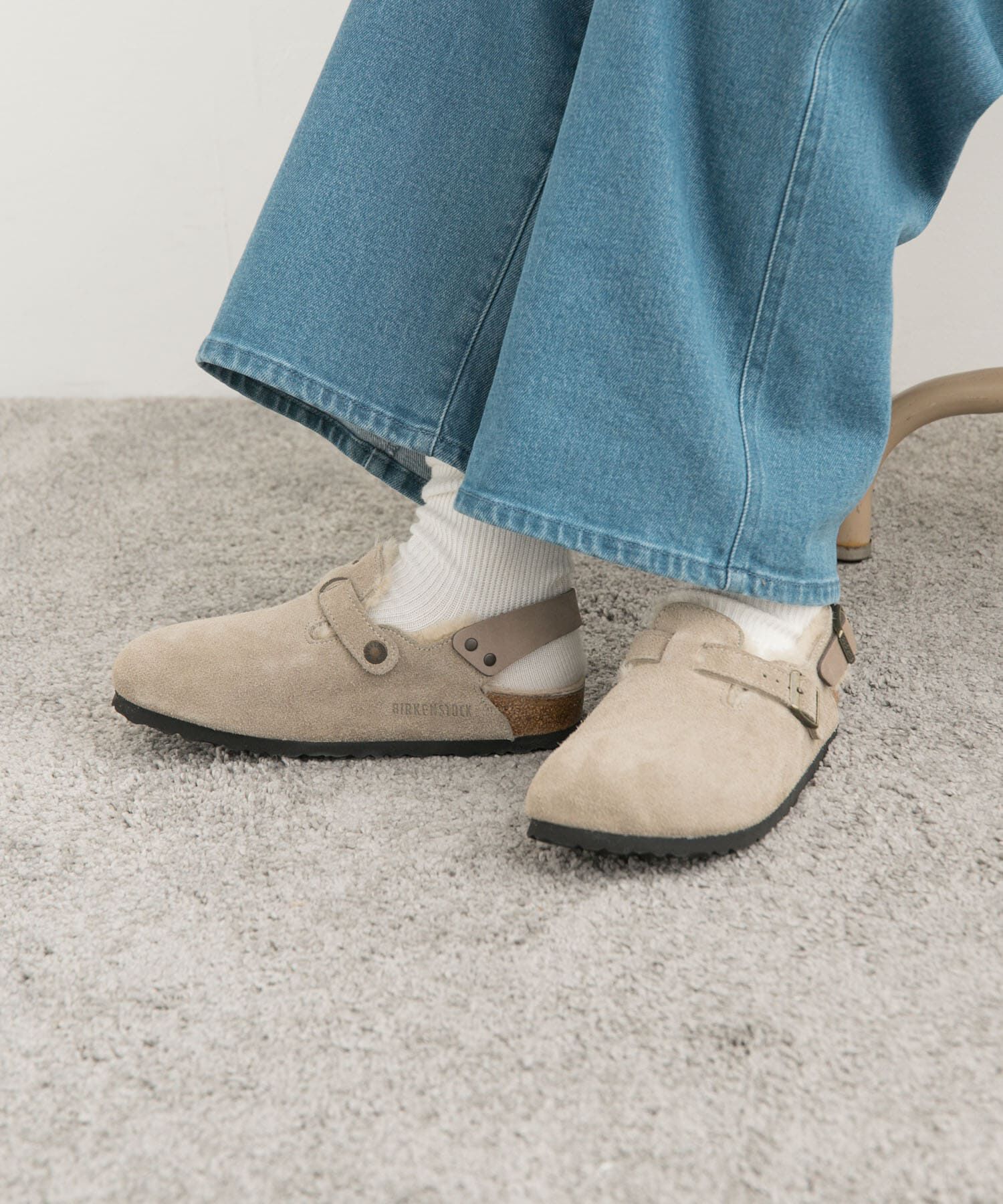 URBAN RESEARCH DOORS「BIRKENSTOCK　Tokio Shearling LEVE」|サンダル|