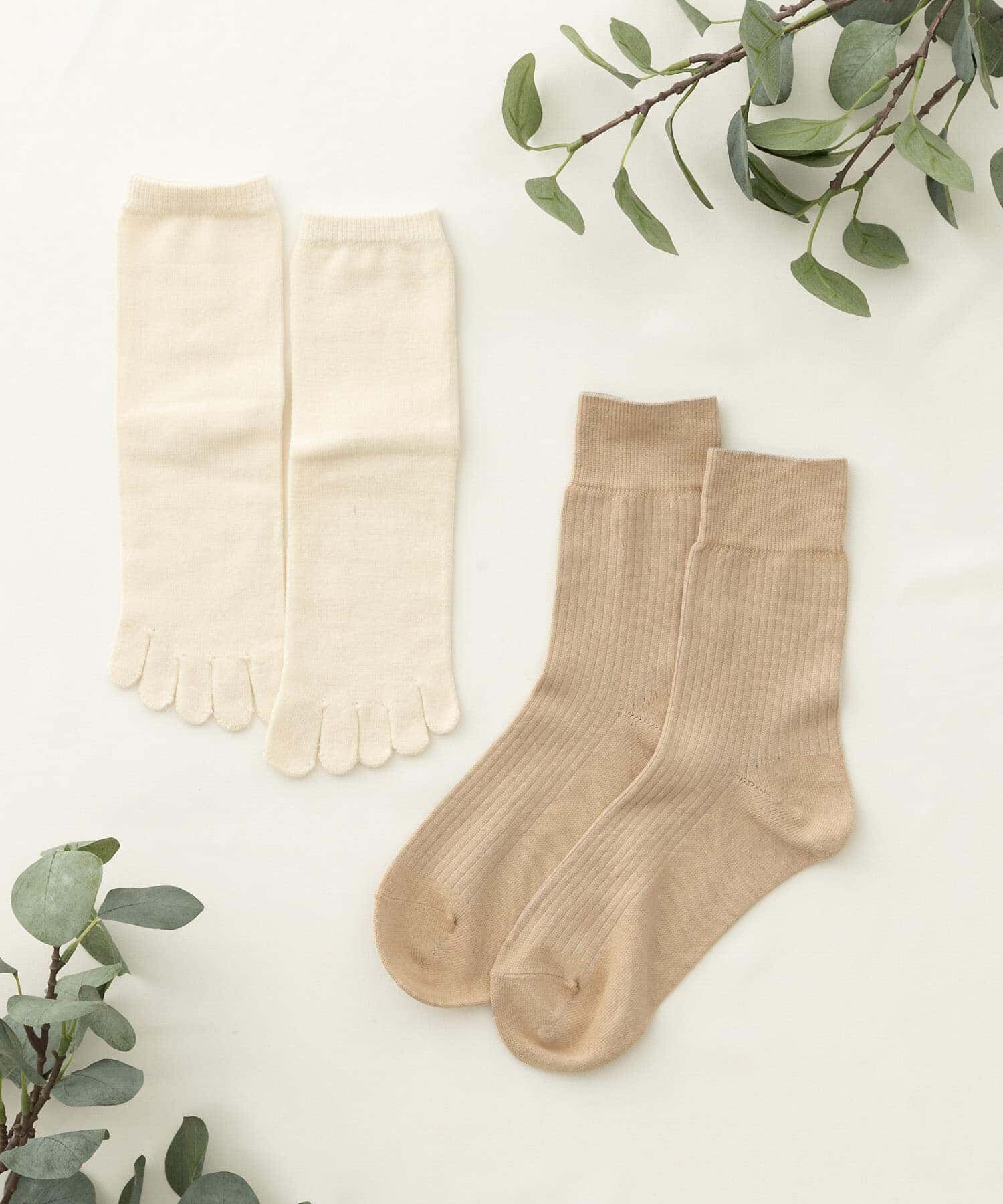 URBAN RESEARCH DOORS「meri ja kuu　2足セット シルクコットン」|その他|