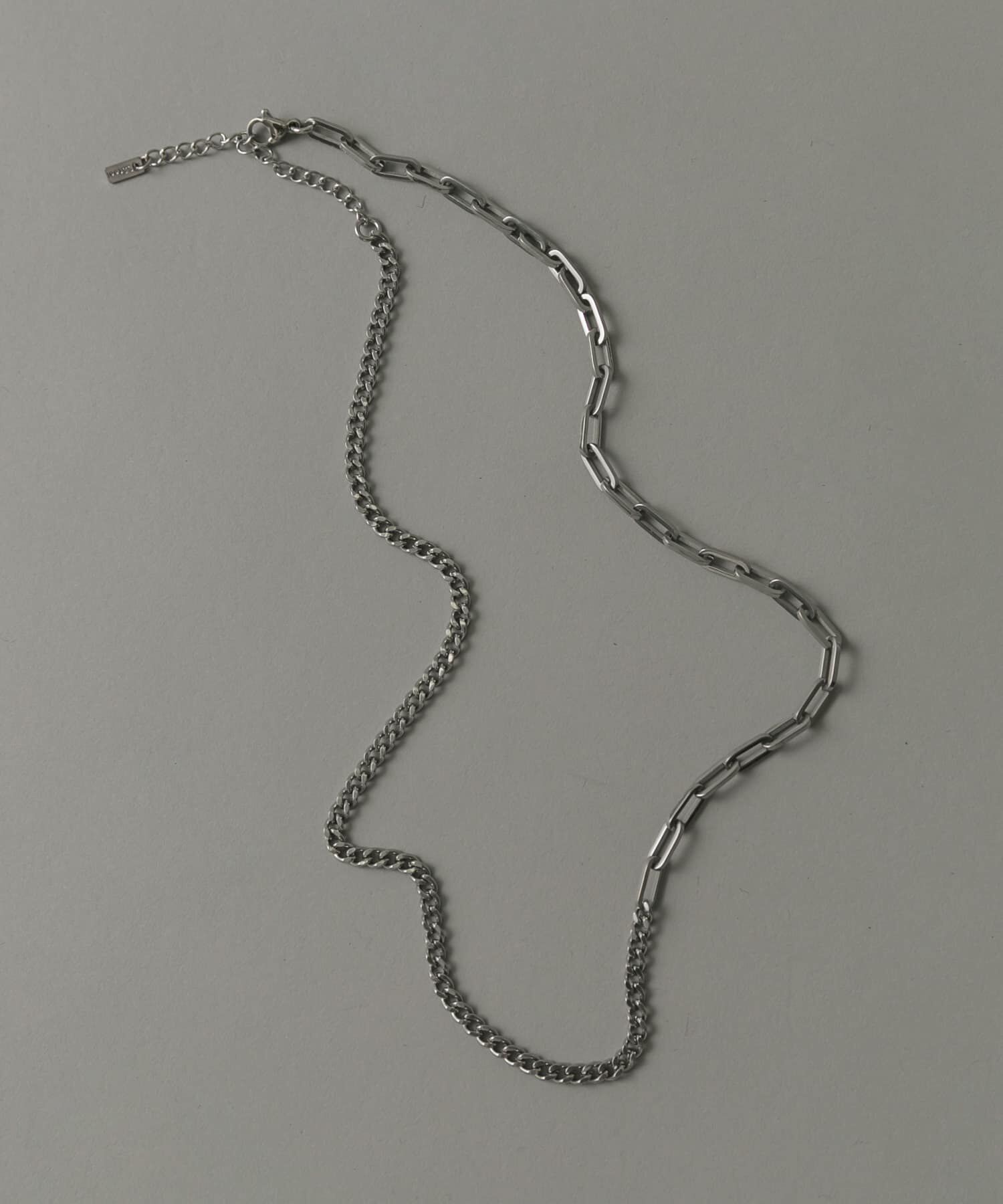 SMELLY「ステンレスオーバルキリカエチェーンネックレス」|ネックレス|