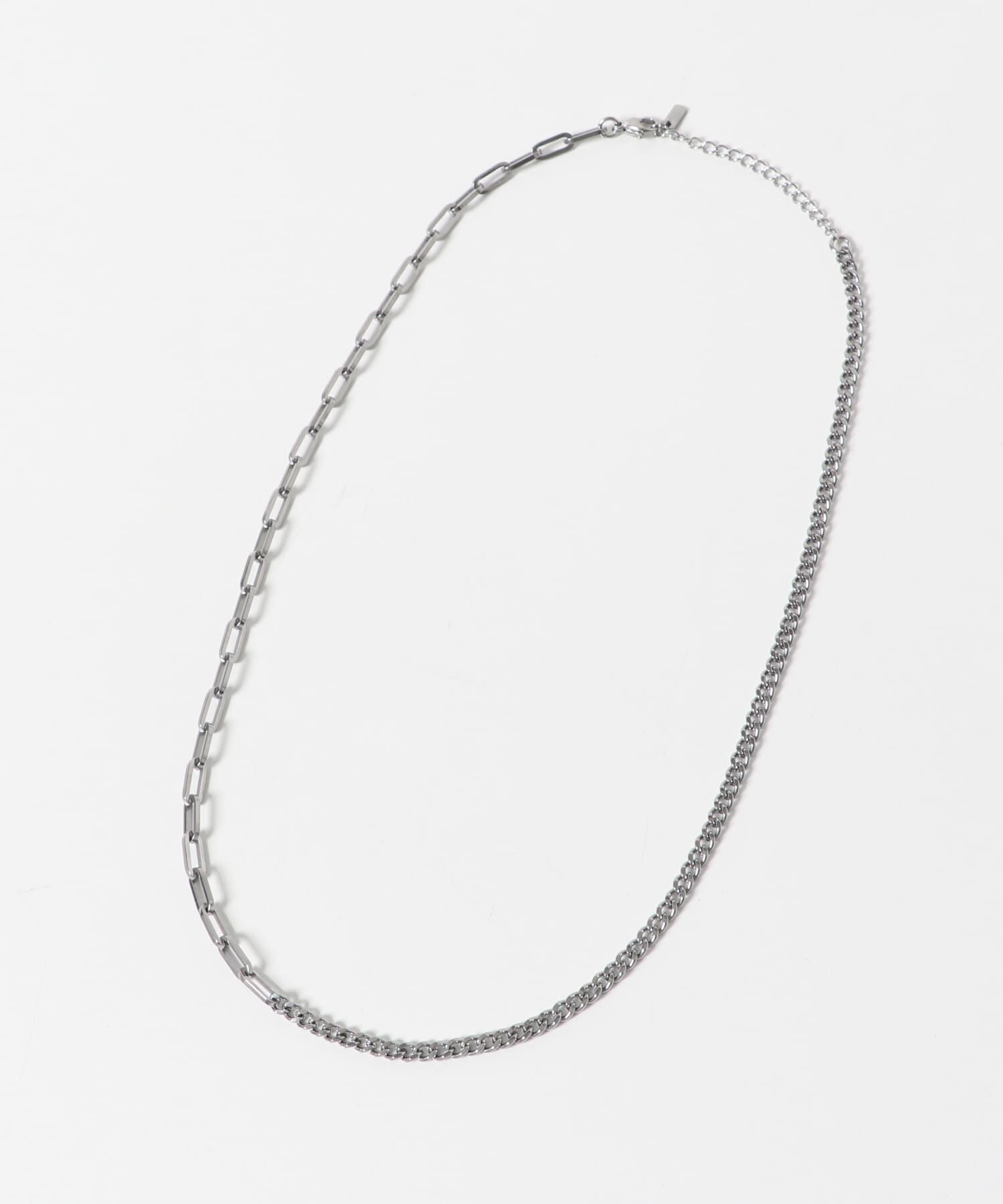 SMELLY「ステンレスオーバルキリカエチェーンネックレス」|ネックレス|