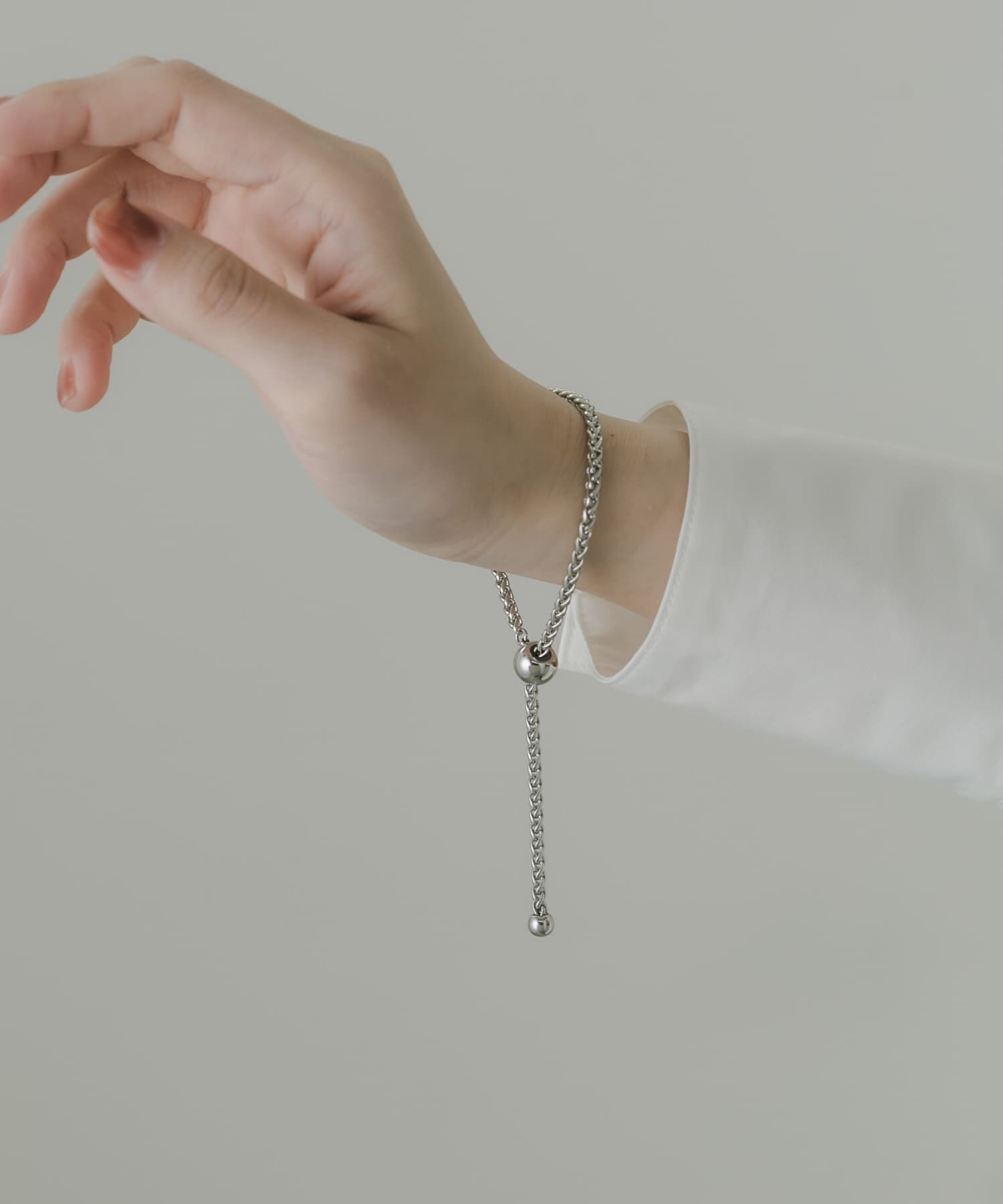 SMELLY「メタルチェーンスライドブレスレット」|ブレスレット・バングル|