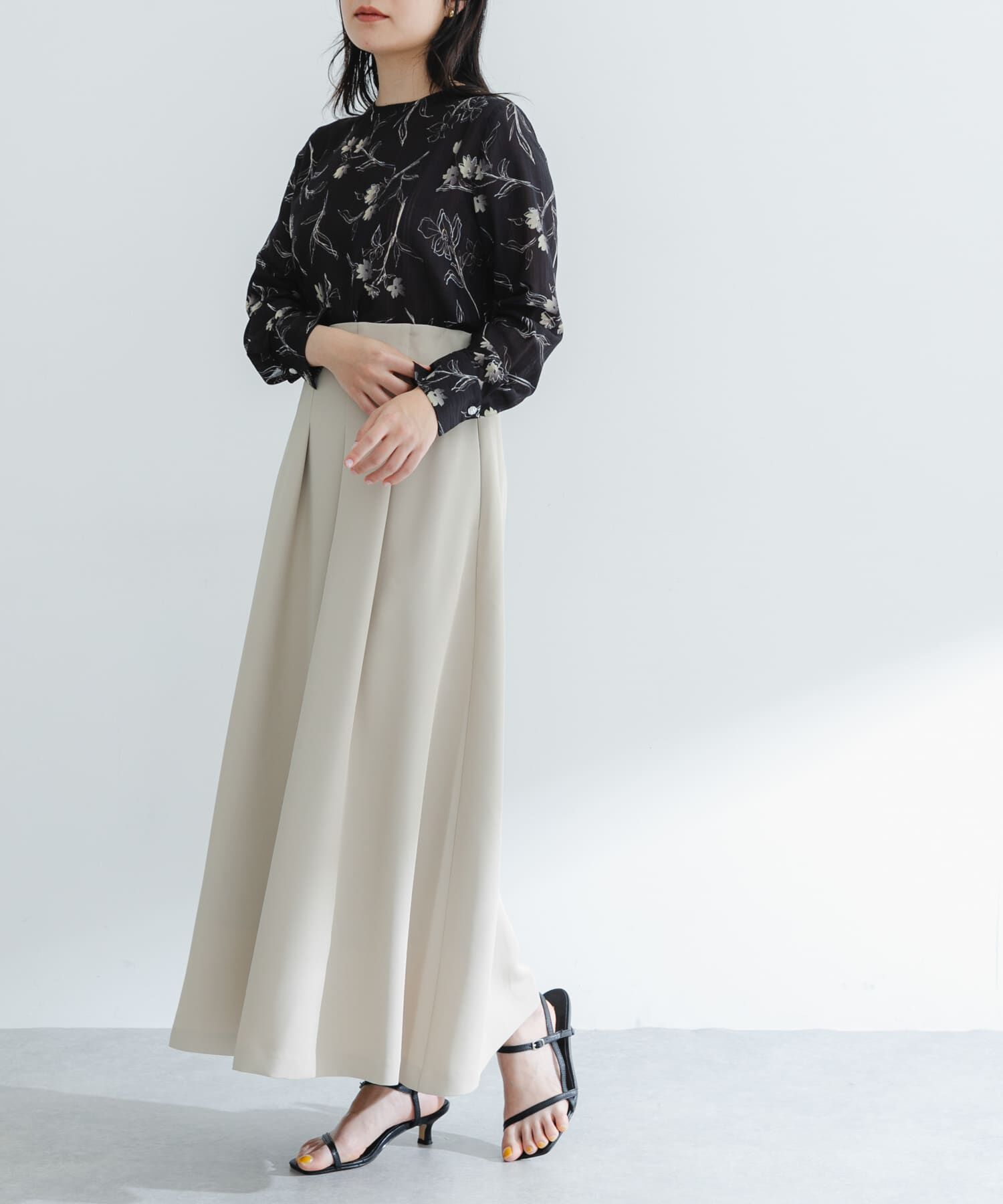 URBAN RESEARCH ROSSO「マルチWAYハイウエストフレアスカート」|スカート|