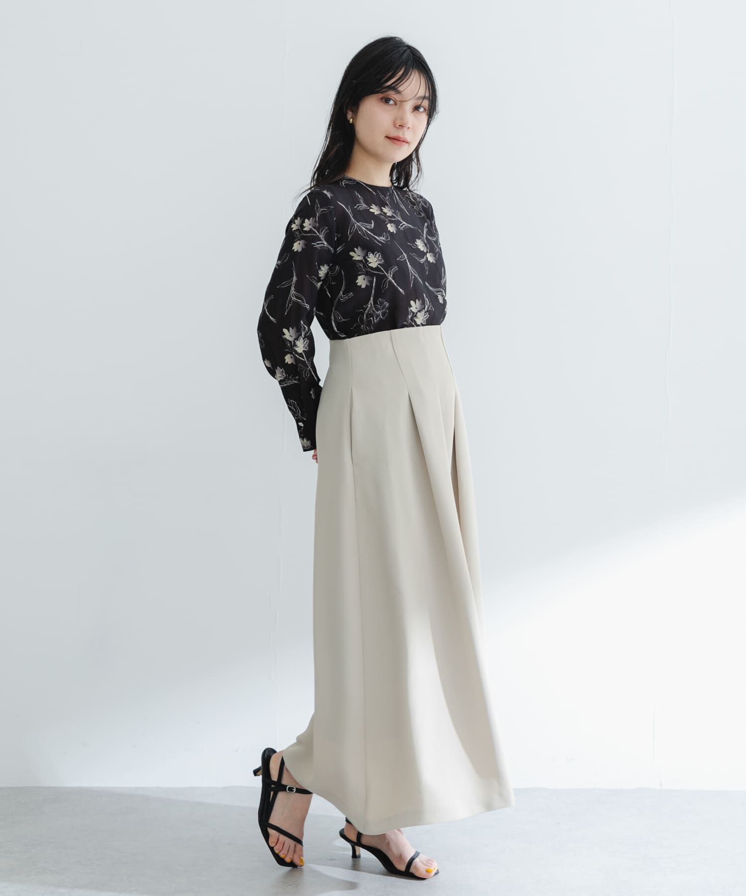 URBAN RESEARCH ROSSO「マルチWAYハイウエストフレアスカート」|スカート|