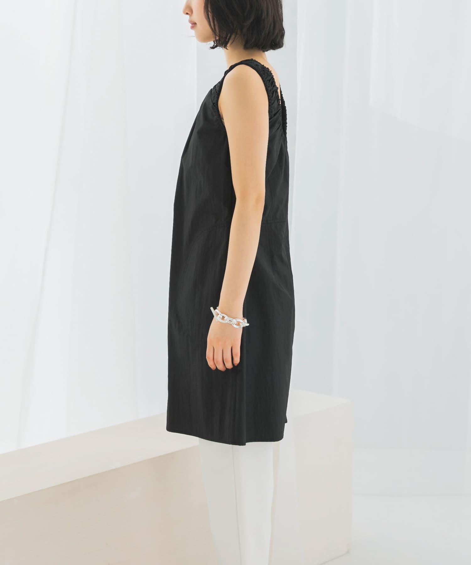 URBAN RESEARCH ROSSO「le　SHIRRING MIDI ONE-PIECE」|ワンピース|