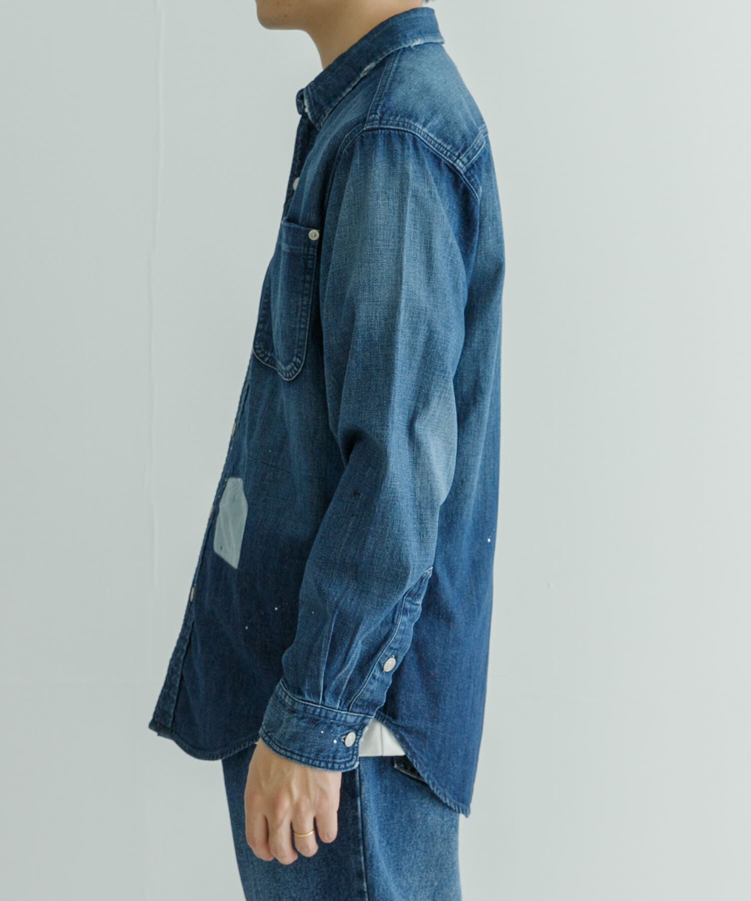 URBAN RESEARCH「FREEMANS SPORTING CLUB　GREAT JONES JEAN SHIRT」|シャツ・ブラウス|