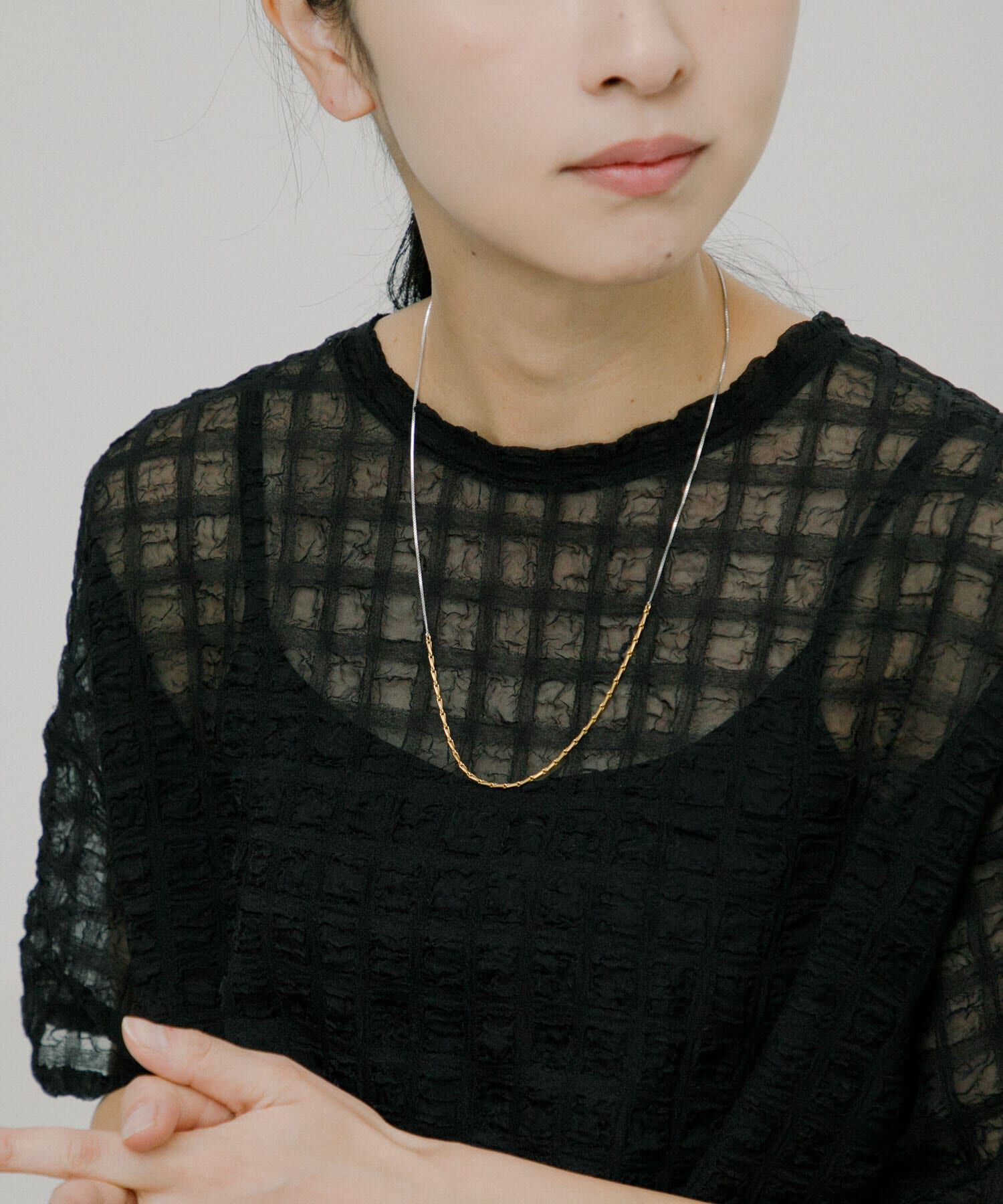 URBAN RESEARCH「decor『デコール』　2色のチェーンネックレス」|ネックレス|