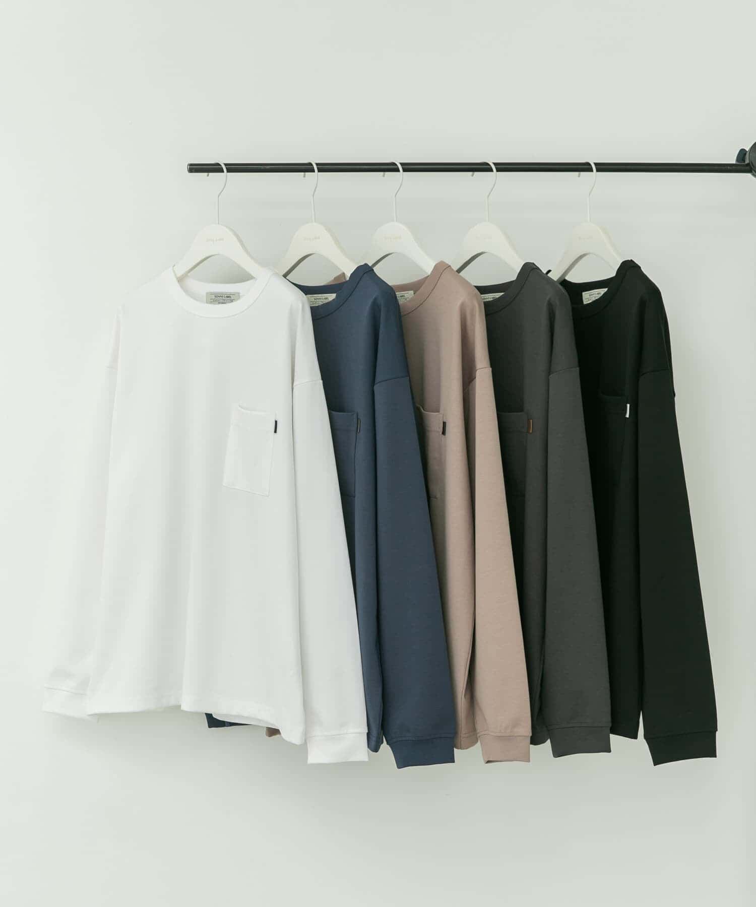 Sonny Label 「ポンチポケット付ロングスリーブTシャツ」|Tシャツ・カットソー|