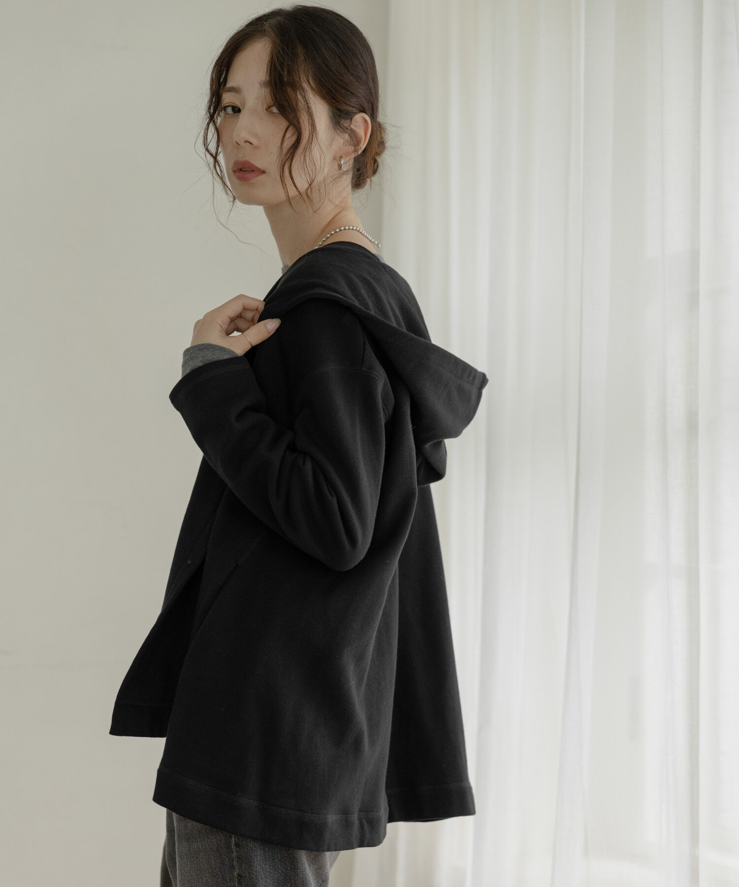 Sonny Label 「裏毛フーディーカーディガン」|カーディガン|