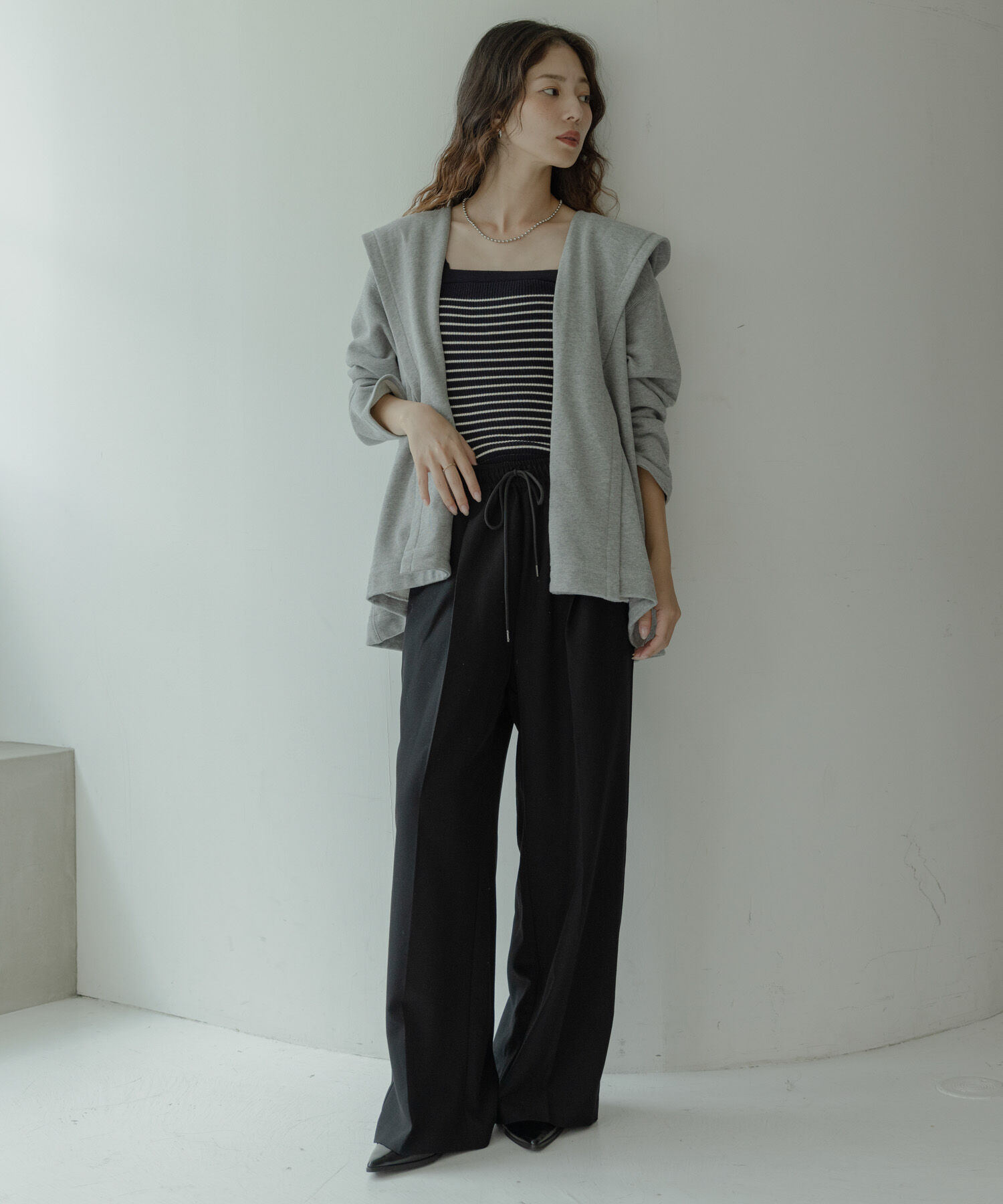 Sonny Label 「裏毛フーディーカーディガン」|カーディガン|