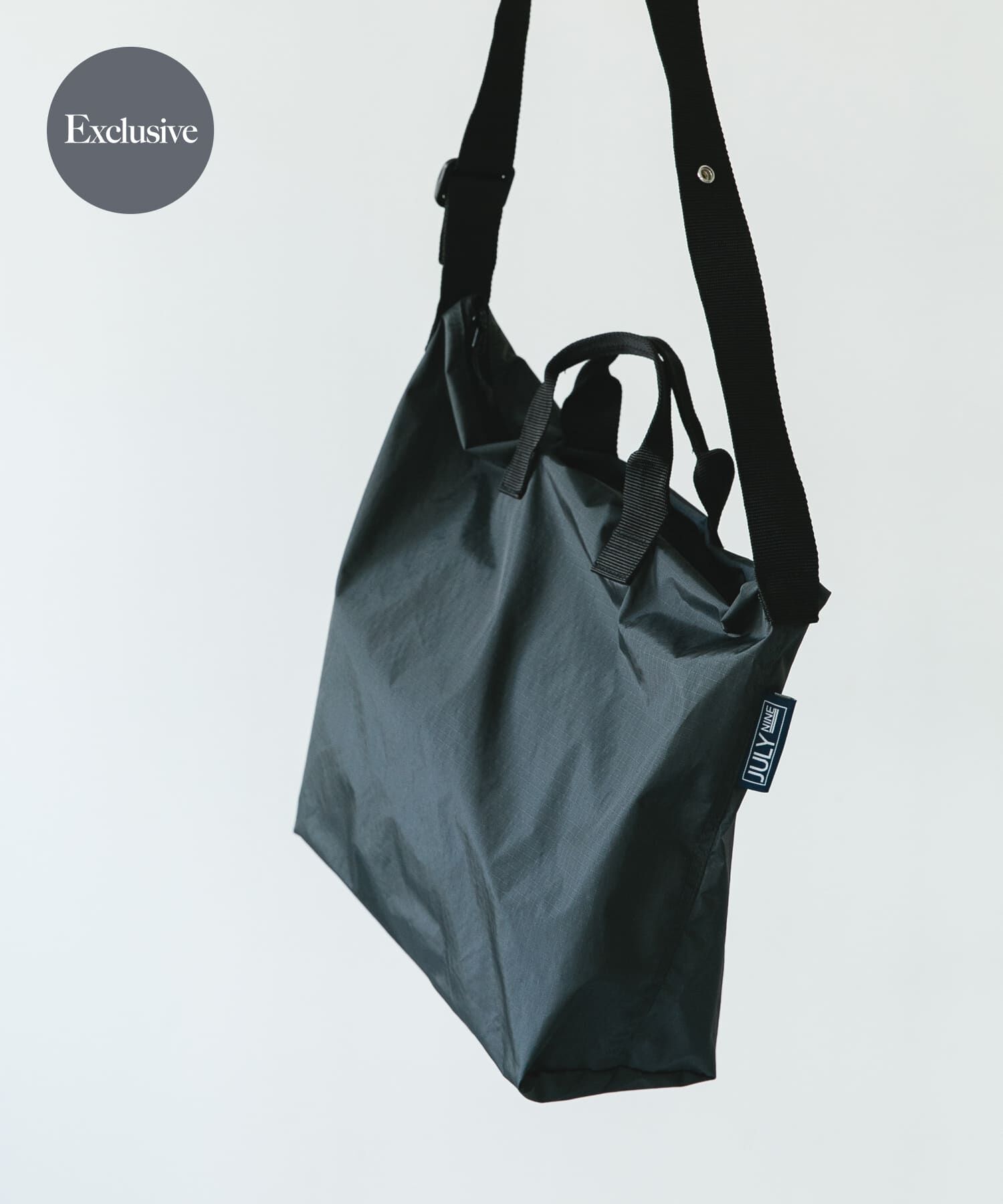 URBAN RESEARCH DOORS「『別注』JULY NINE&times;DOORS　2Way SEQUEL」|ショルダー・メッセンジャー|チャコールグレー