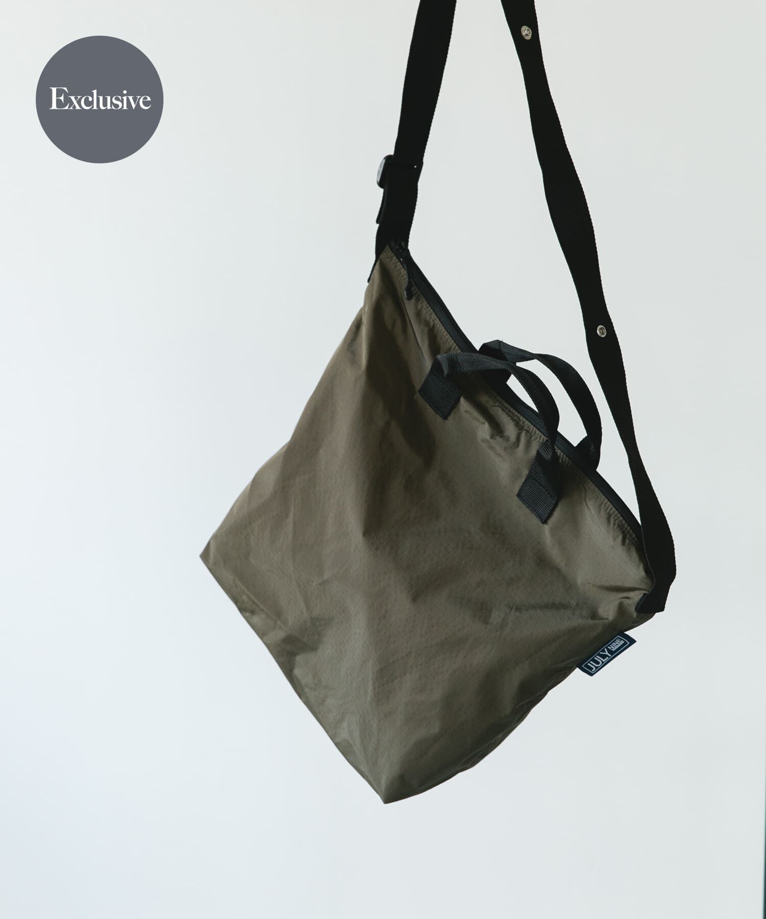 URBAN RESEARCH DOORS「『別注』JULY NINE&times;DOORS　2Way SEQUEL」|ショルダー・メッセンジャー|カーキ