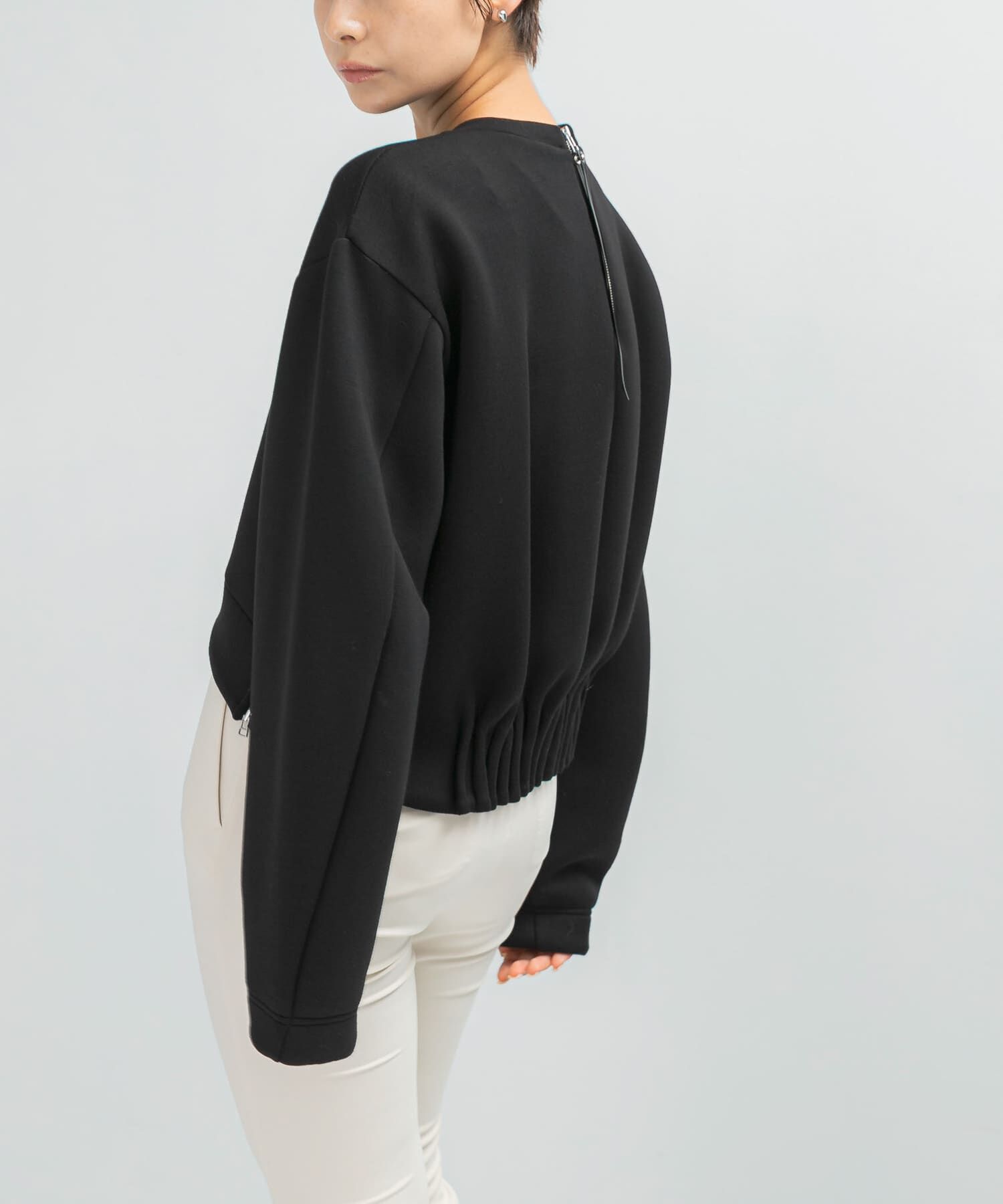 URBAN RESEARCH ROSSO「ELENDEEK　TUCK HEM CROPPED CS」|Tシャツ・カットソー|