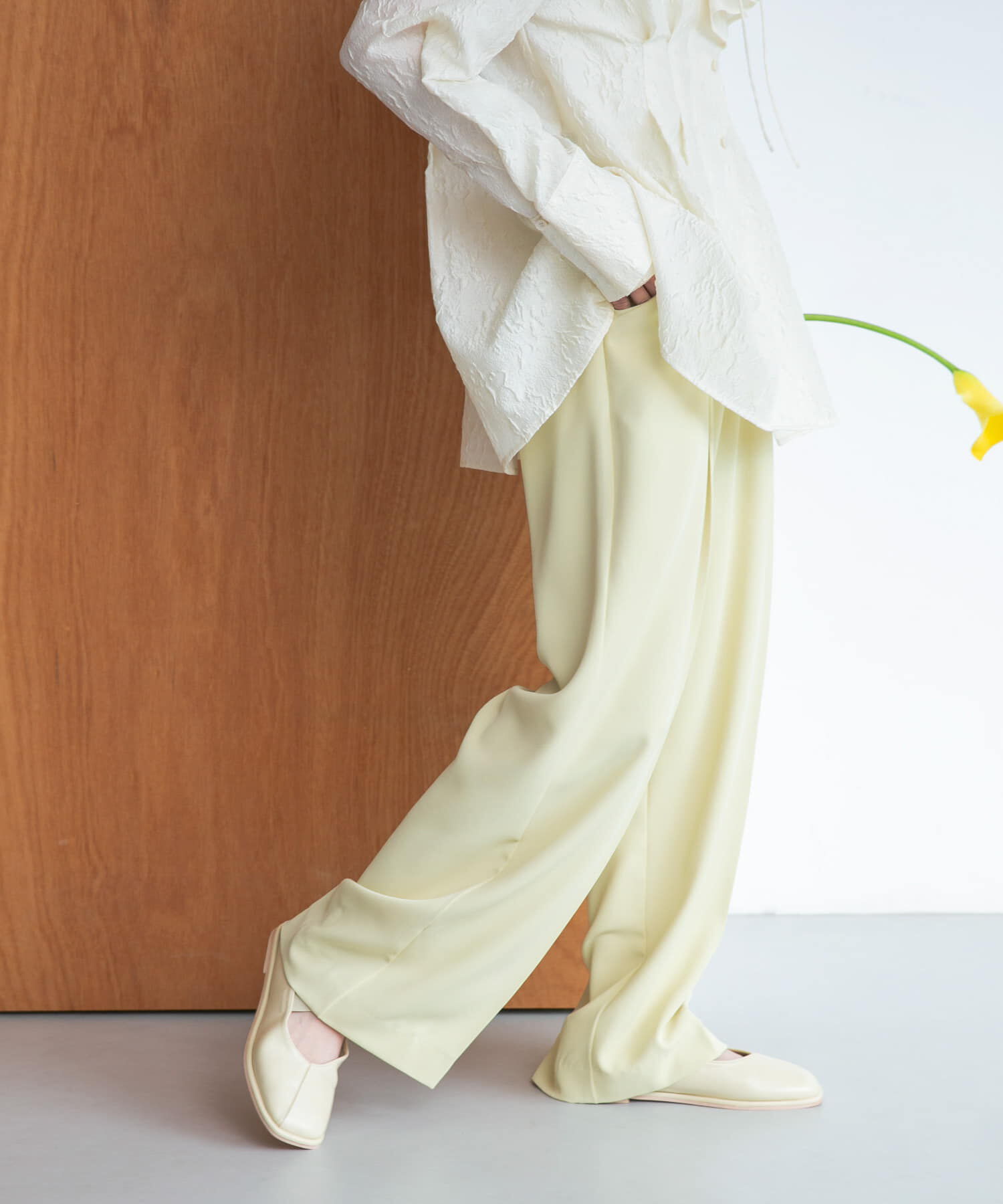  「ストレートスラックス」|その他|ベージュ系その他