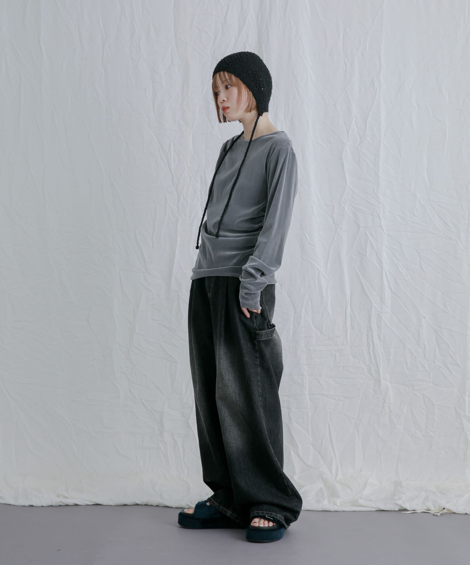  「スプリングニットボンネット」|ニット帽|