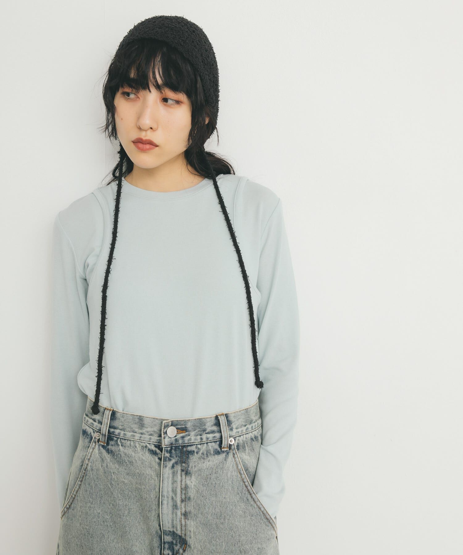  「スプリングニットボンネット」|ニット帽|