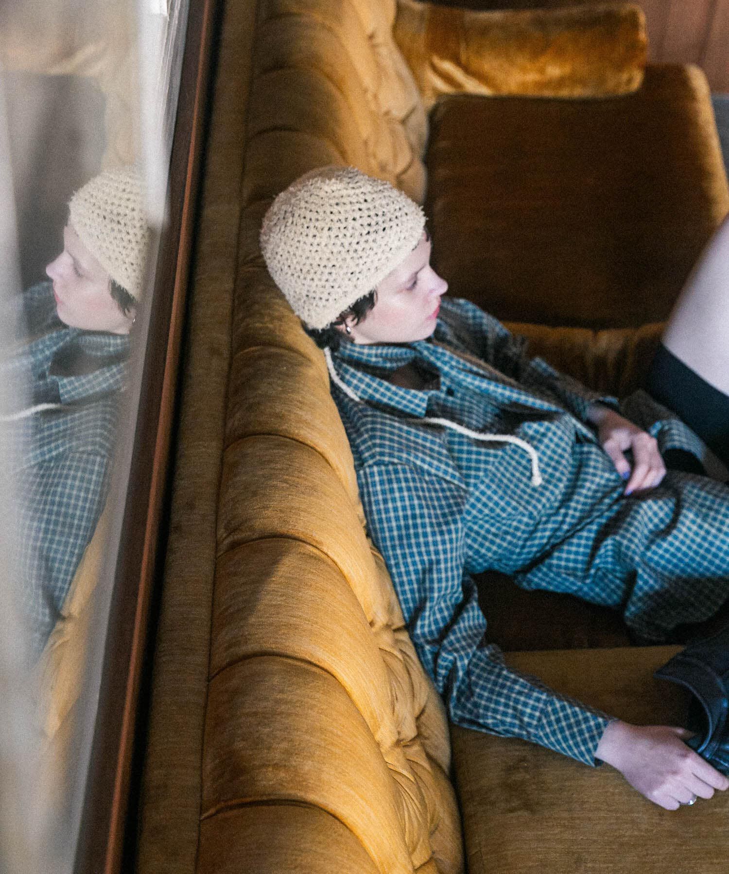  「スプリングニットボンネット」|ニット帽|