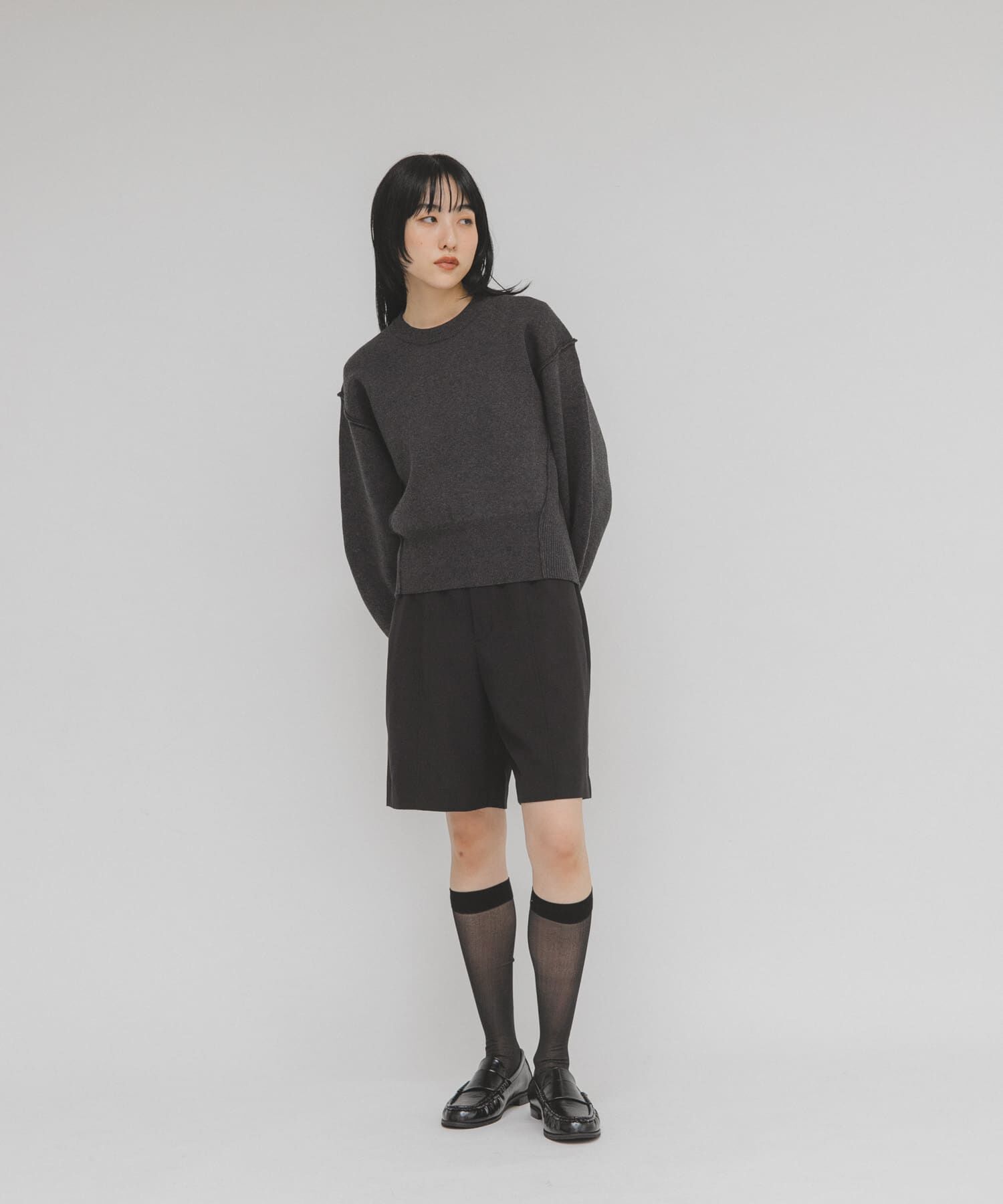  「スウェットライクニット」|ニット・セーター|