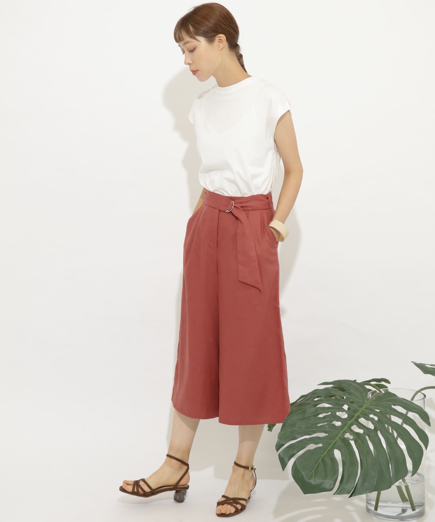 SENSE OF PLACE by URBAN RESEARCH「リネンガウチョパンツ」|その他|