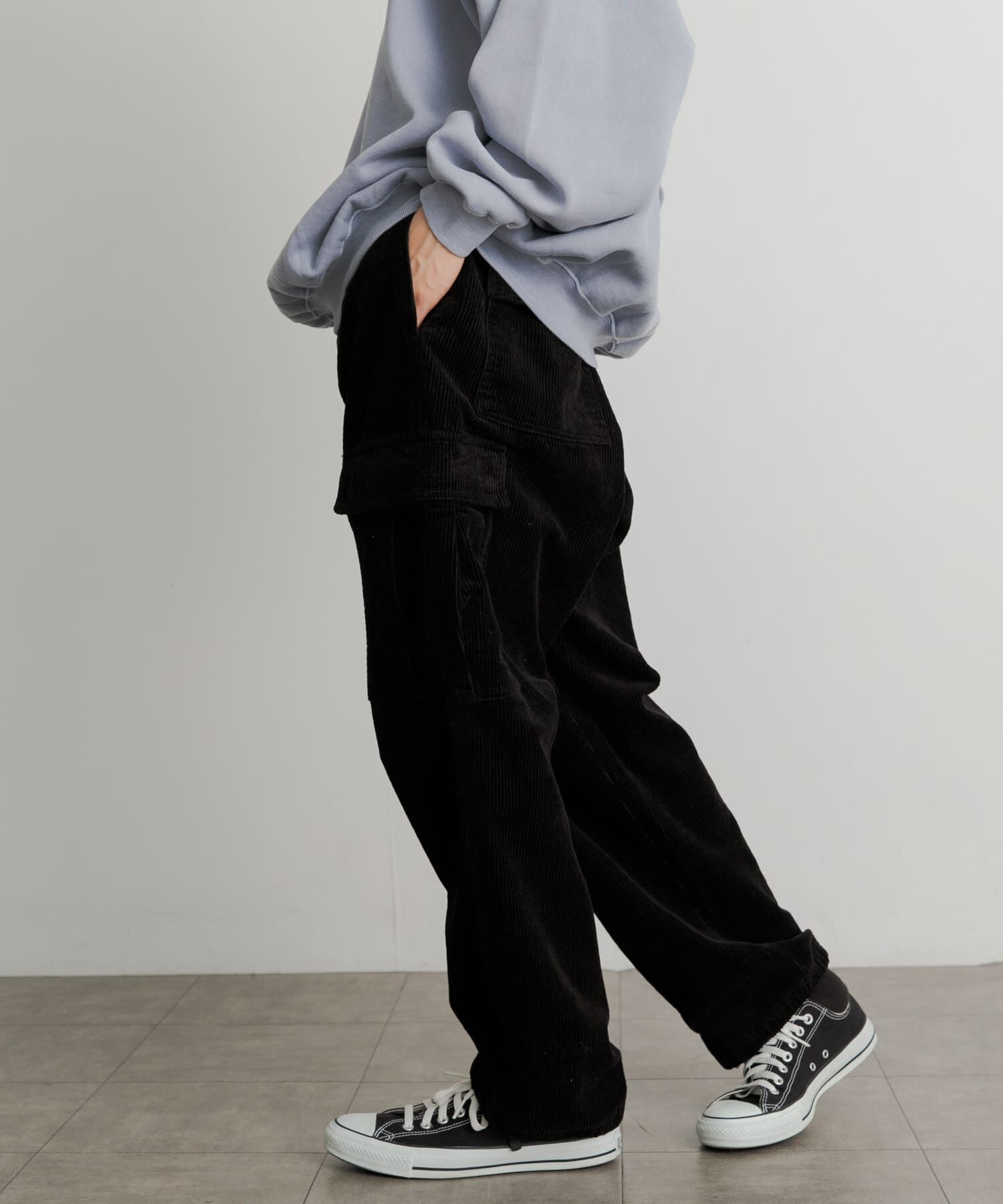 SENSE OF PLACE by URBAN RESEARCH「『セットアップ対応』 ヘビーコーデュロイワイドカーゴパンツ」|その他|