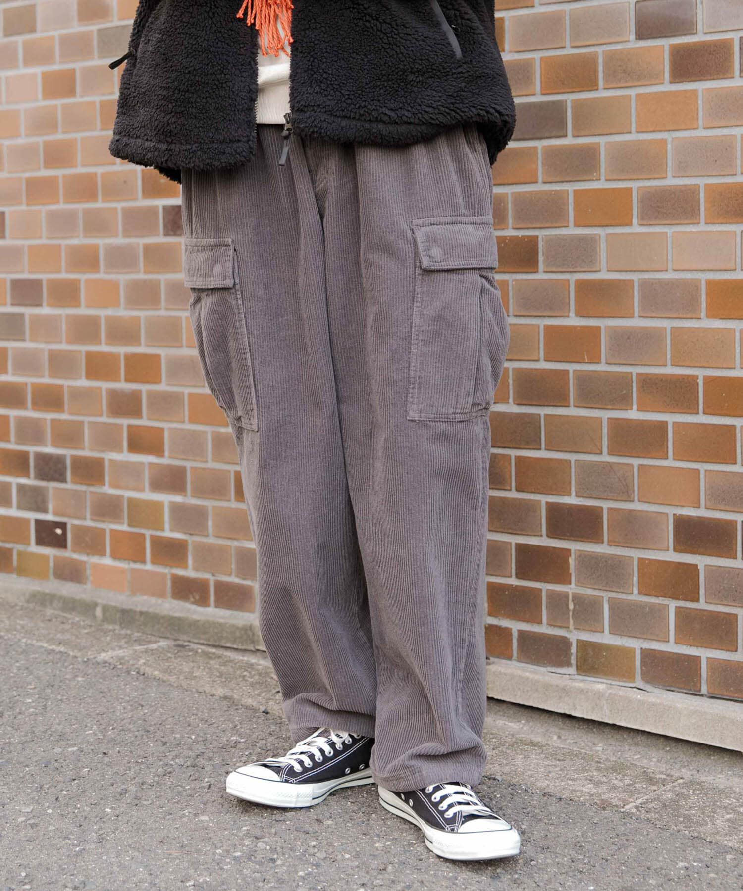 SENSE OF PLACE by URBAN RESEARCH「『セットアップ対応』 ヘビーコーデュロイワイドカーゴパンツ」|その他|