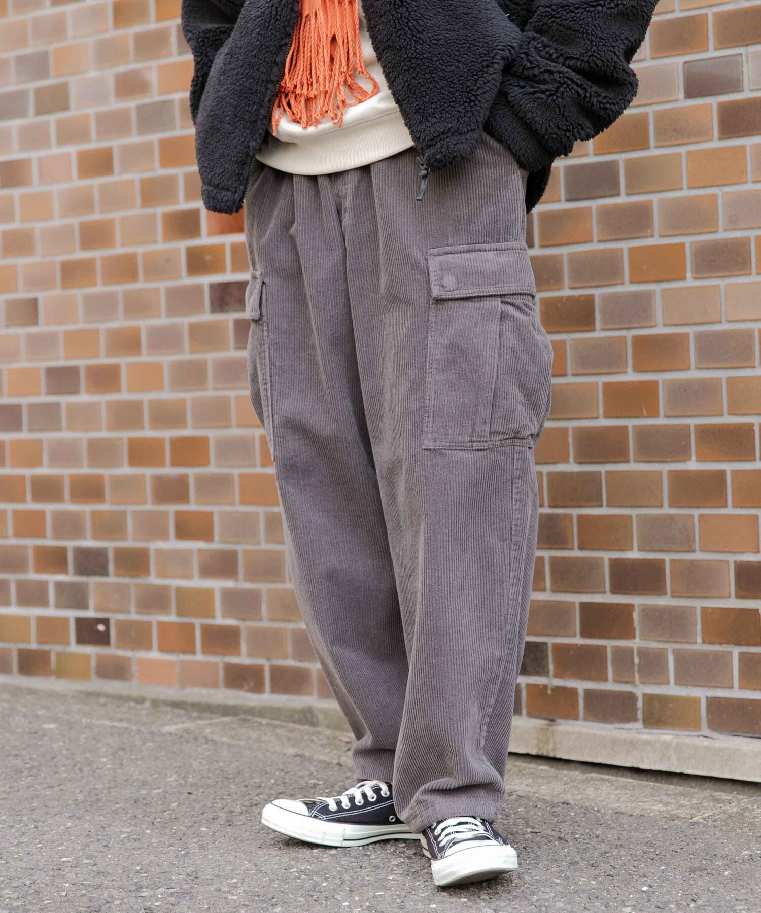 SENSE OF PLACE by URBAN RESEARCH「『セットアップ対応』 ヘビーコーデュロイワイドカーゴパンツ」|その他|