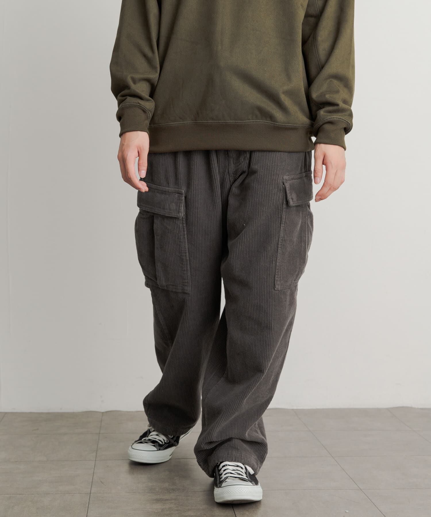 SENSE OF PLACE by URBAN RESEARCH「『セットアップ対応』 ヘビーコーデュロイワイドカーゴパンツ」|その他|