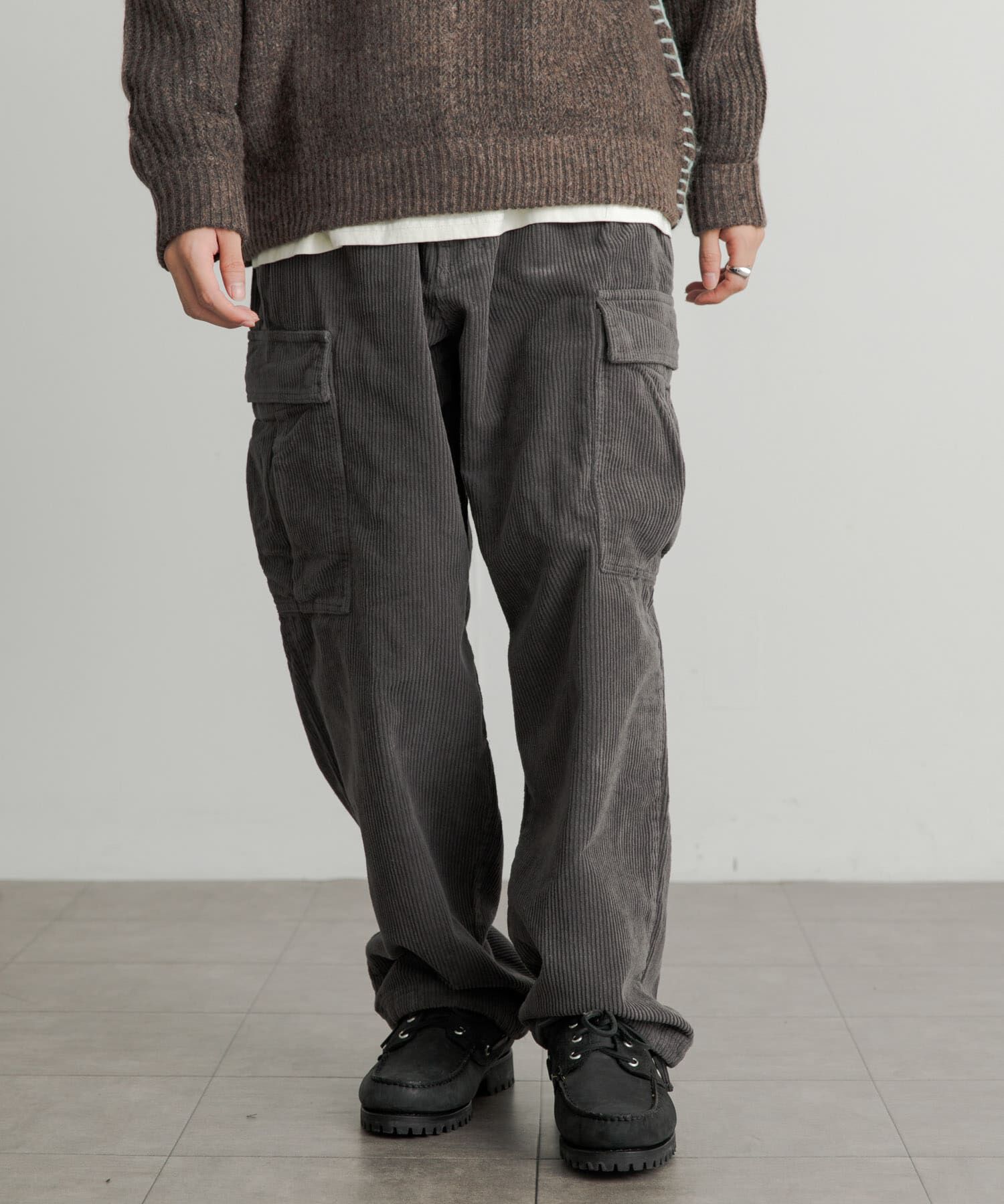 SENSE OF PLACE by URBAN RESEARCH「『セットアップ対応』 ヘビーコーデュロイワイドカーゴパンツ」|その他|